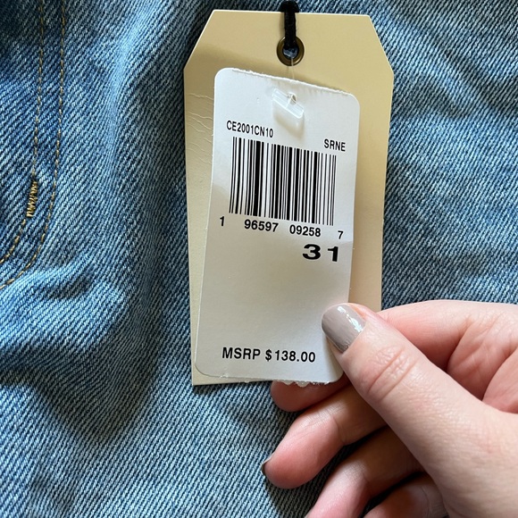 Current/Elliott Mid Rise Shorts - Picture 2 of 4